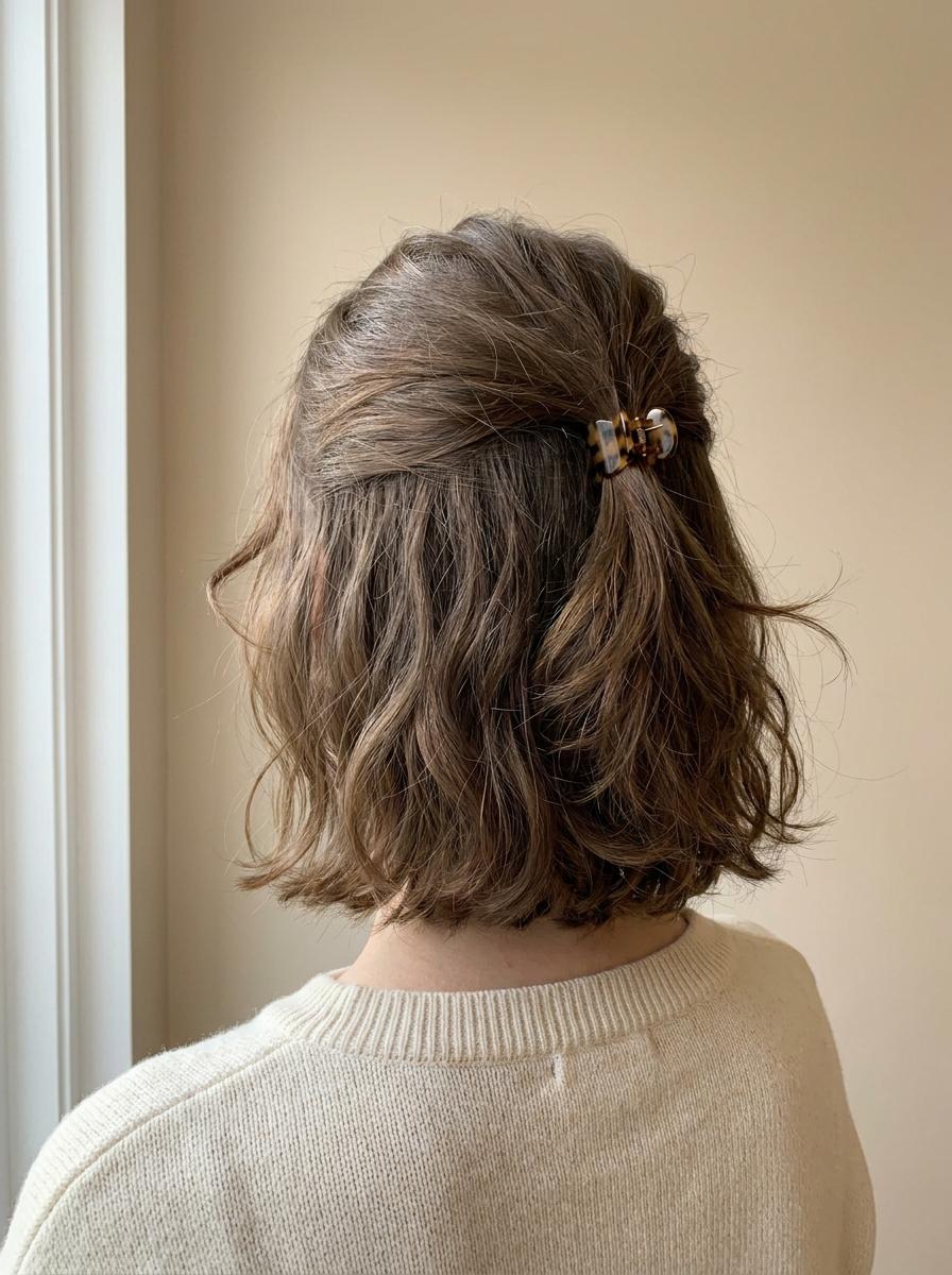 Half-up Bob - Bob Frisur stylen